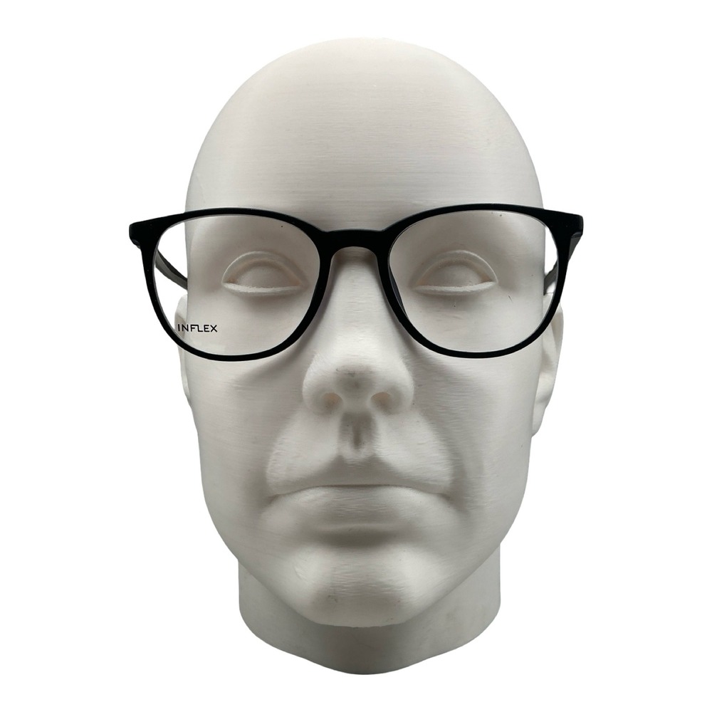 Inflex INF452202 Eyeglasses Black Grey Crystal 52-19-145 Square Frames
